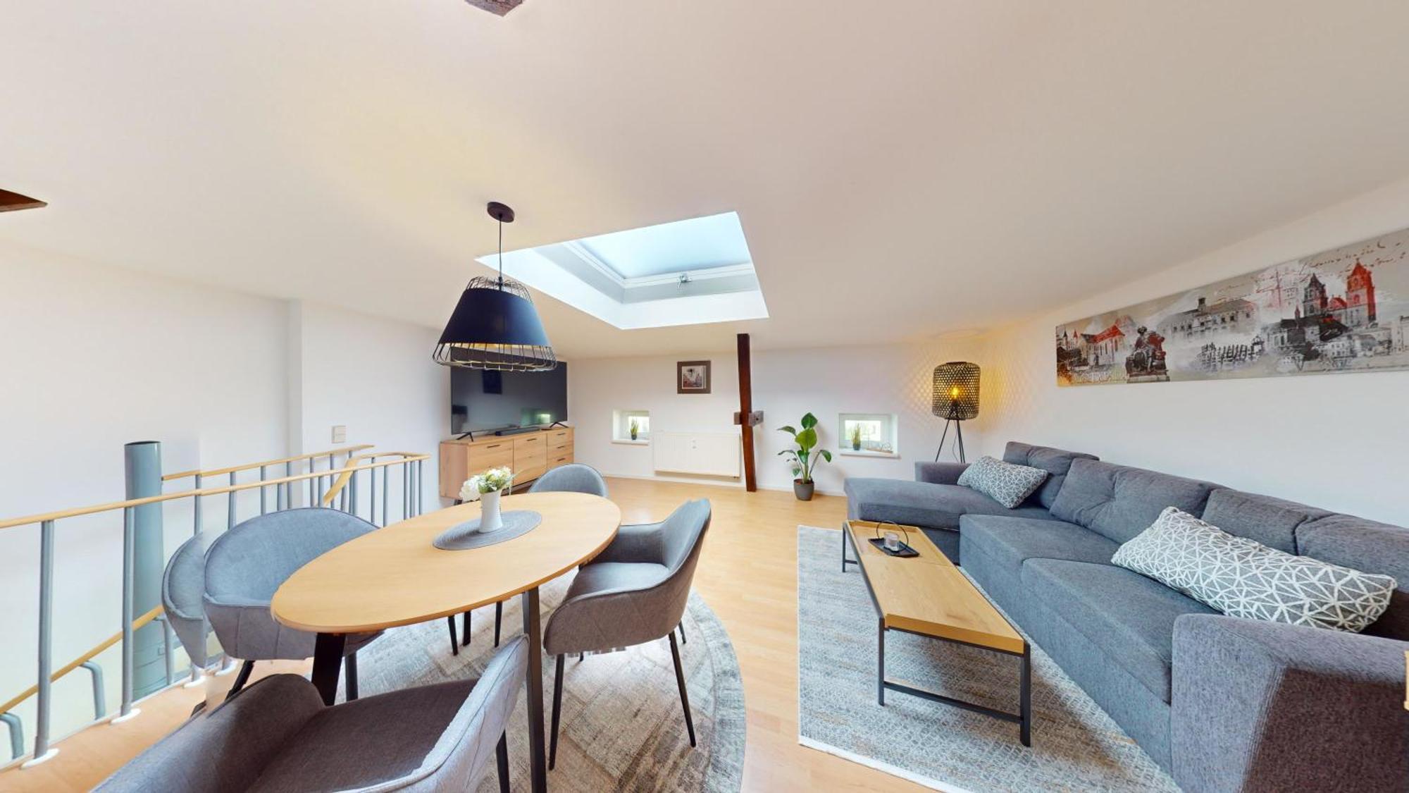 Sweethome - Luxus Apartment Auf 2 Etagen Magdeburg Eksteriør bilde